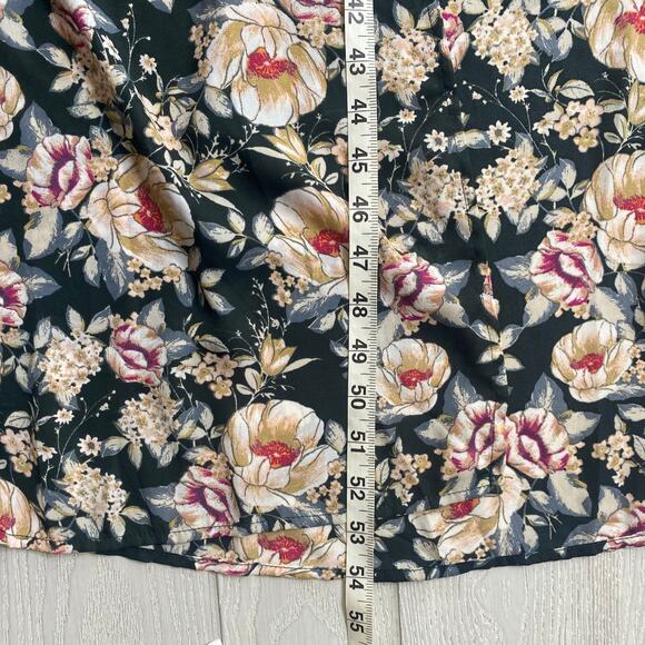 Altar’d State Women's Black Floral Romper with Maxi Half Skirt Size Large NEW - Picture 8 of 12